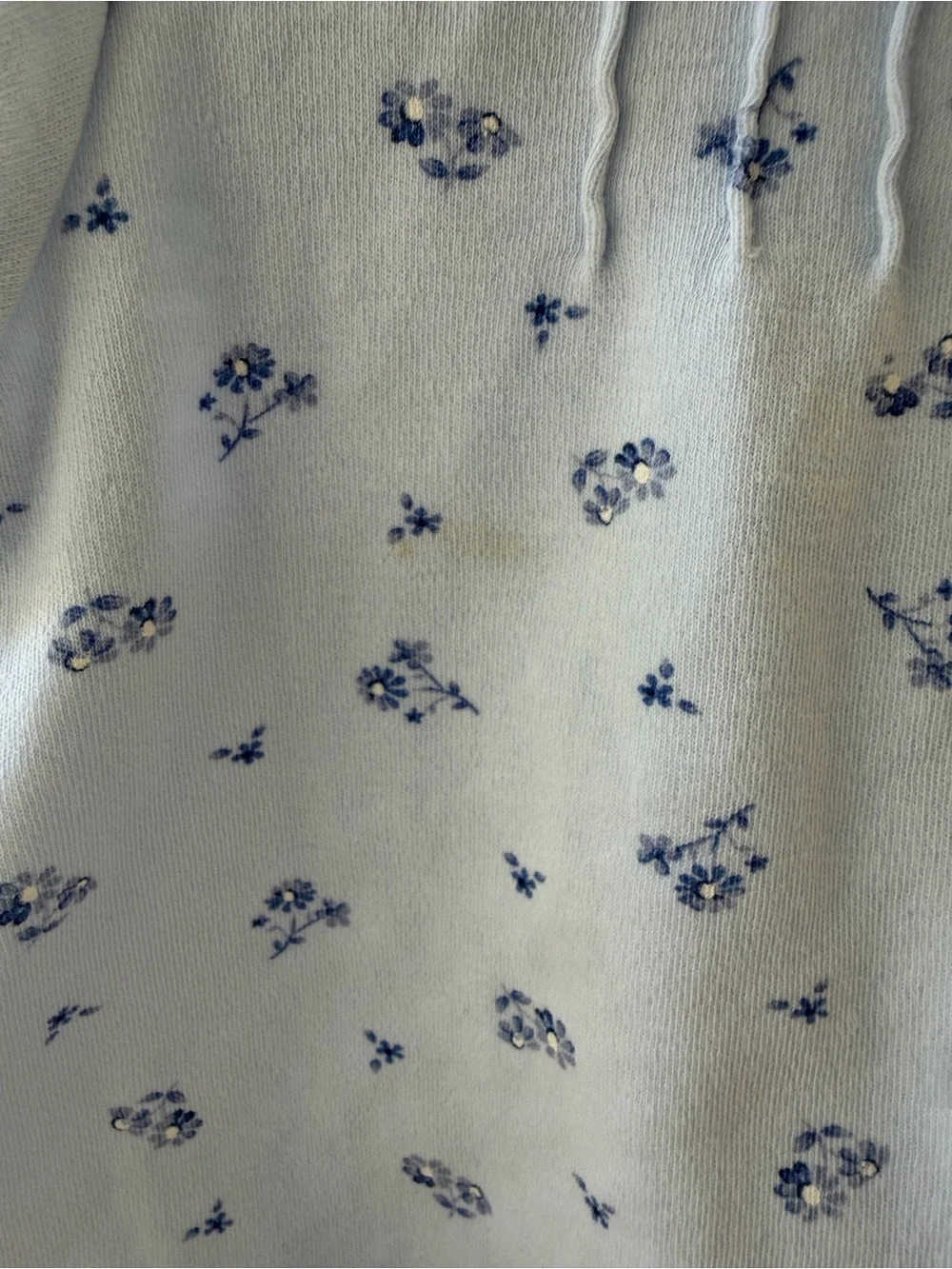 Carter's Light Blue Floral Peter Pan Collar Tee